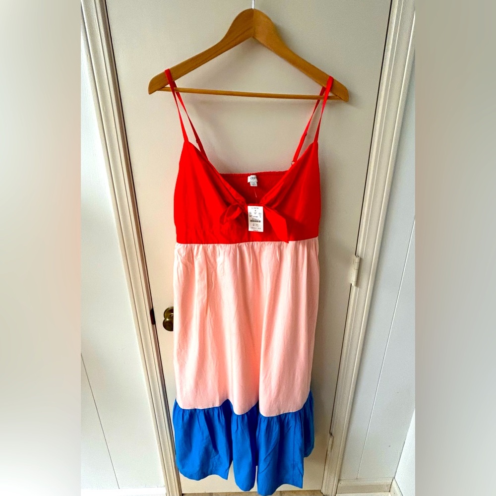 J.Crew Factory Tiered Maxi Dress. NWT! Sz: 12